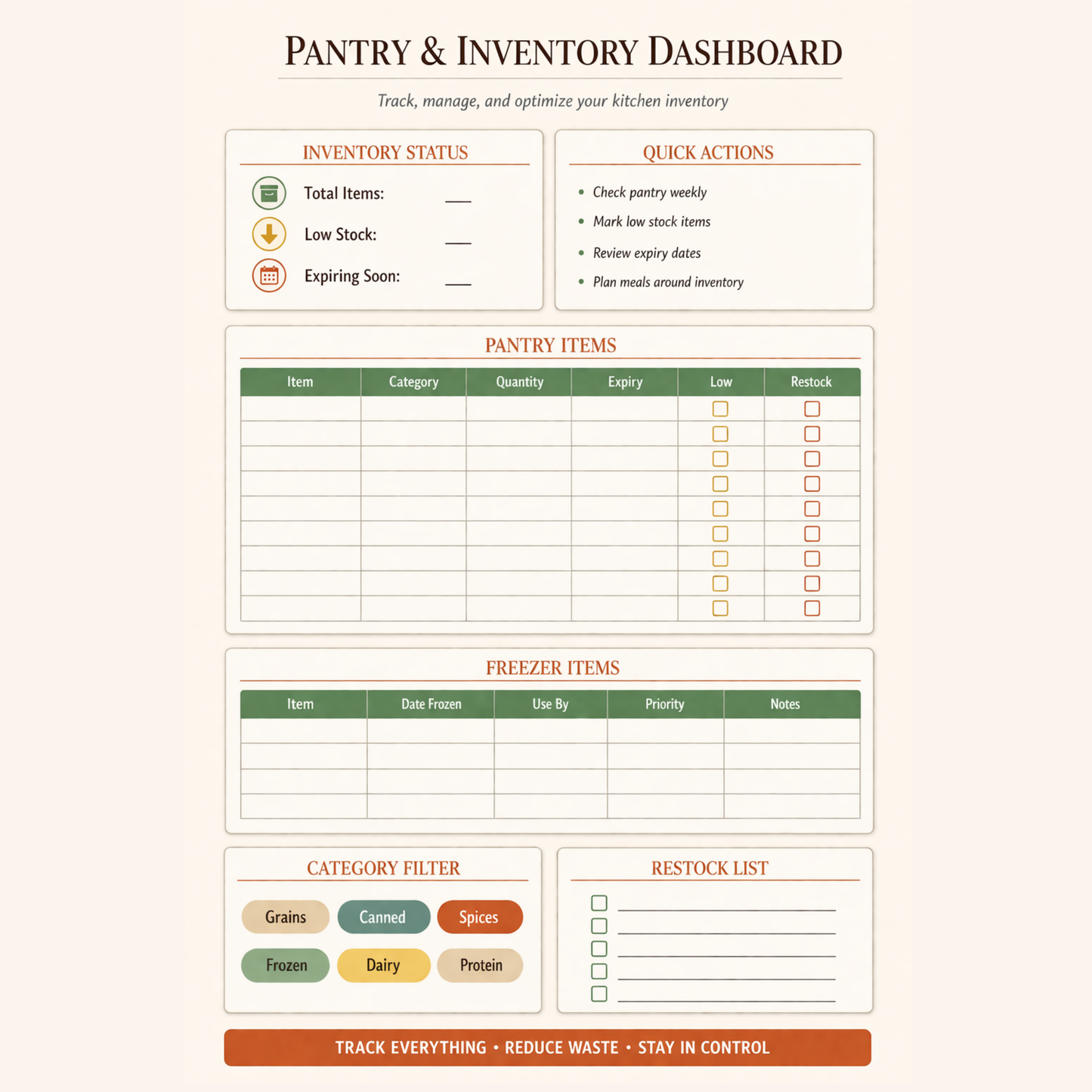 Pantry Inventory Tracker