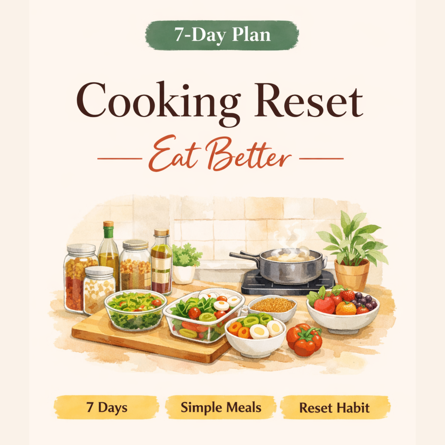 7-Day Cooking Reset Plan