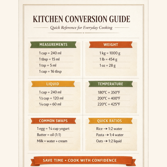 Kitchen Conversion Poster