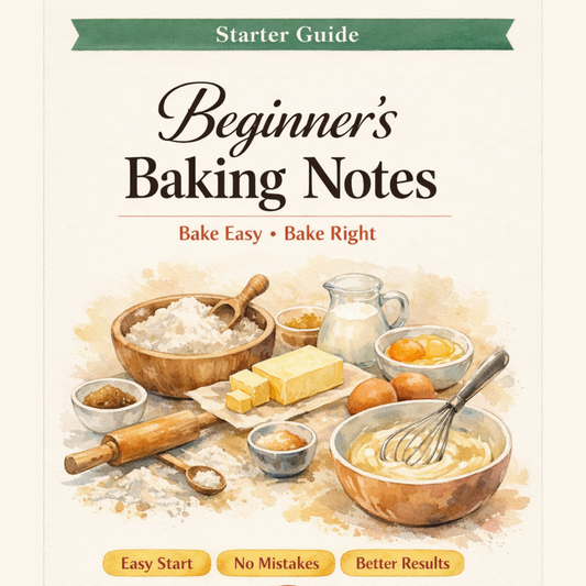 Beginner's Baking Notes