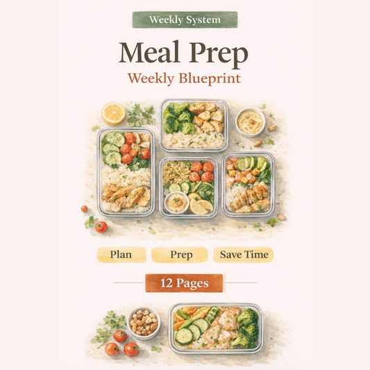 Meal Prep Weekly Blueprint