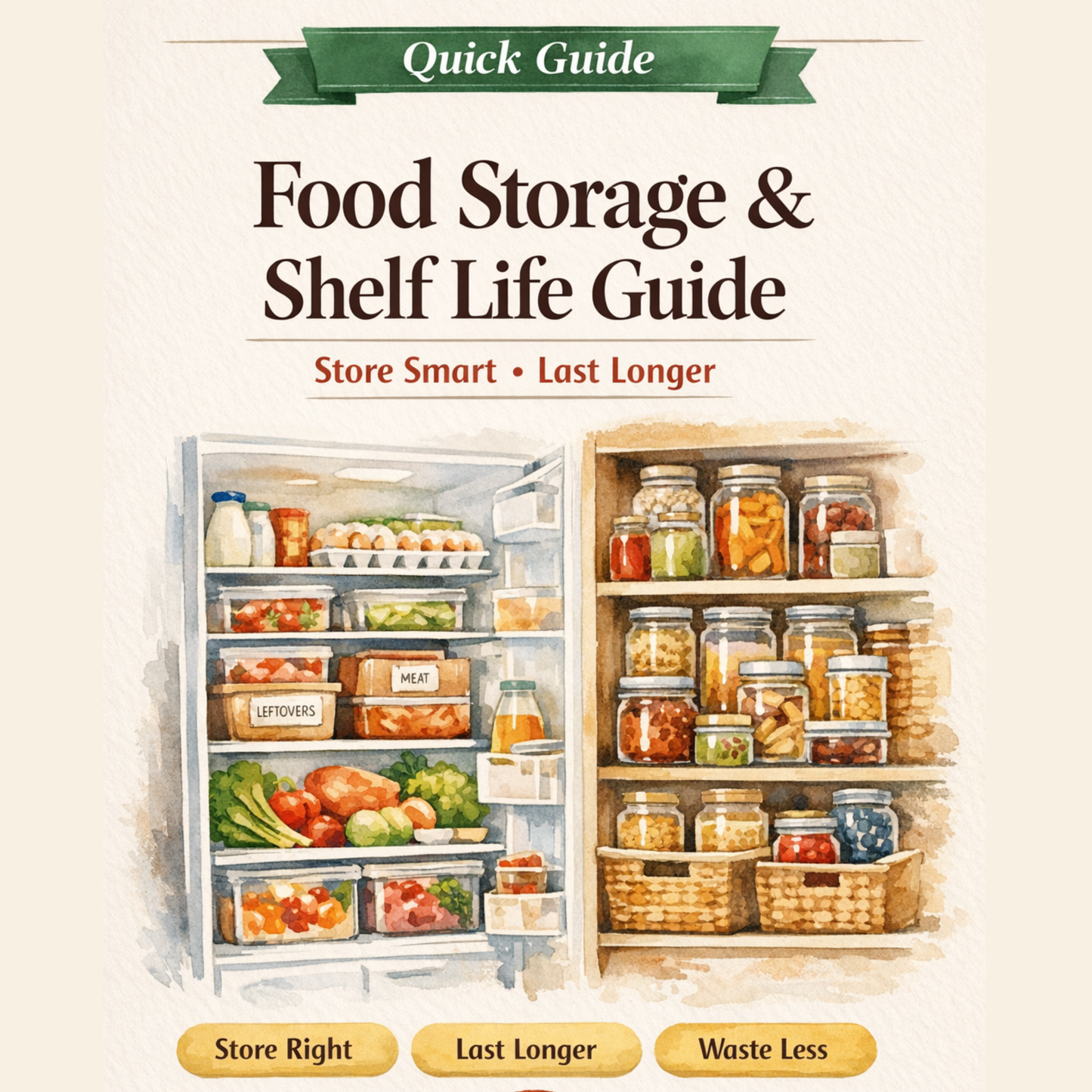 Food Storage & Shelf Life Guide