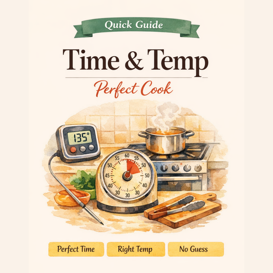 Cooking Time & Temperature Cheat Sheet