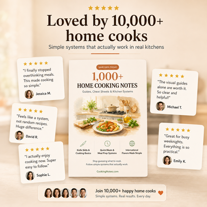 1,000+ Home Cooking Notes & Recipe Guides